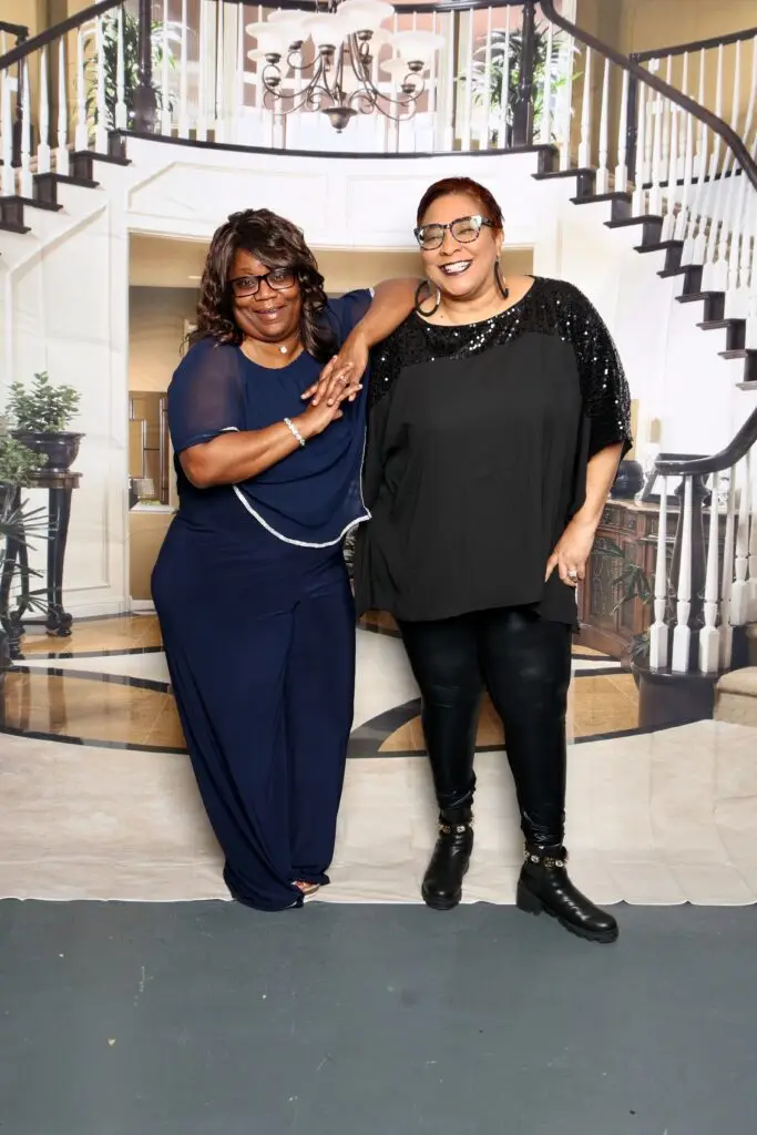 Carmen and Felicia of Southern Gals standing side by side, smiling